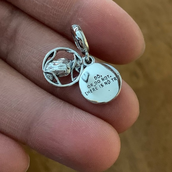 NWOT Star Wars Yoda Dangle Charm Sterling Silver 925 - Picture 11 of 13